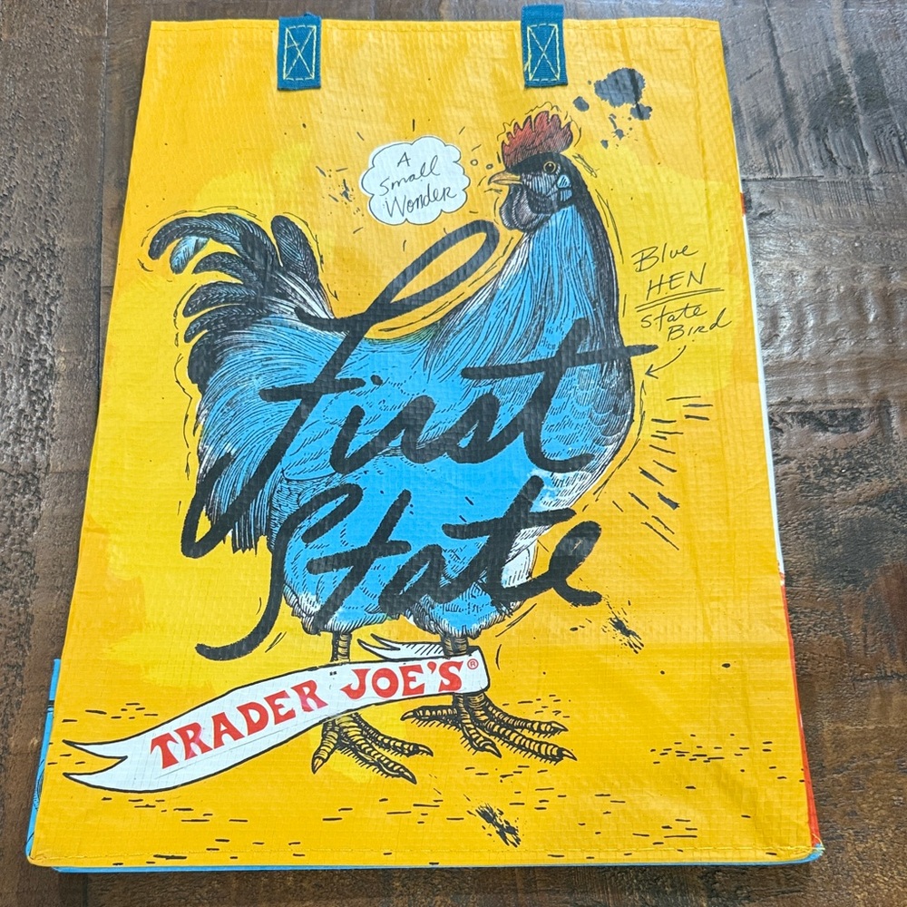 Diamond Supply Co. Blue and Yellow Tote Bag